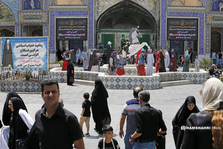 مراسم عاشورای حسینی در امامزاده حسن تهران