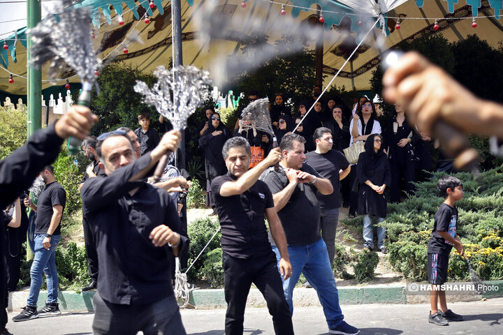 مراسم پرشور عاشورای حسینی در تهران