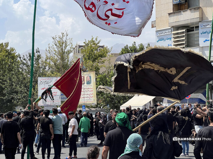 مراسم پرشور عاشورای حسینی در تهران