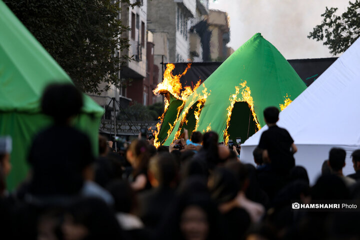 مراسم پرشور عاشورای حسینی در تهران