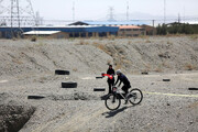 تصاویر | مسابقات دوچرخه سواری بانوان در مشهد