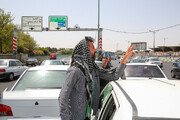 تصاویر | وضعیت عجیب تهرانی‌ها در دمای گرمای شدید ۴۰ درجه