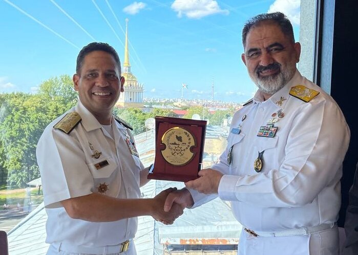 فرماندهان نیروهای دریایی ونزوئلا و آفریقای جنوبی -شهرام ایرانی