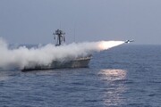 تصاویر غرورانگیز لحظه شلیک موشک کروز دریایی از ناو شهید رودکی سپاه