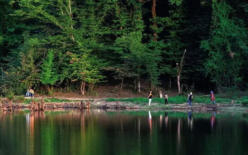 تصاویر دیدنیترین دریاچه گیلان | مسیرهای دسترسی به سقالکسار گیلان ؛ فاصله تهران تا دریاچه سقالکسار