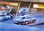 (۱۶+) تصاویر لحظه تصادف هولناک خودرو با ۲ عابر پیاده در مازندران | ۲ زن درجا جان باختند!