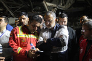 تصاویر | عملیات آواربرداری ریزش ساختمان در جنوب تهران | حضور شهردار تهران در محل حادثه