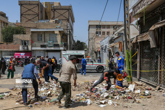 انفجار گاز در محله جوانمرد قصاب