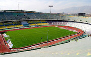 تصاویر وضعیت نامطلوب چمن استادیوم آزادی برای دیدار پرسپولیس - النصر