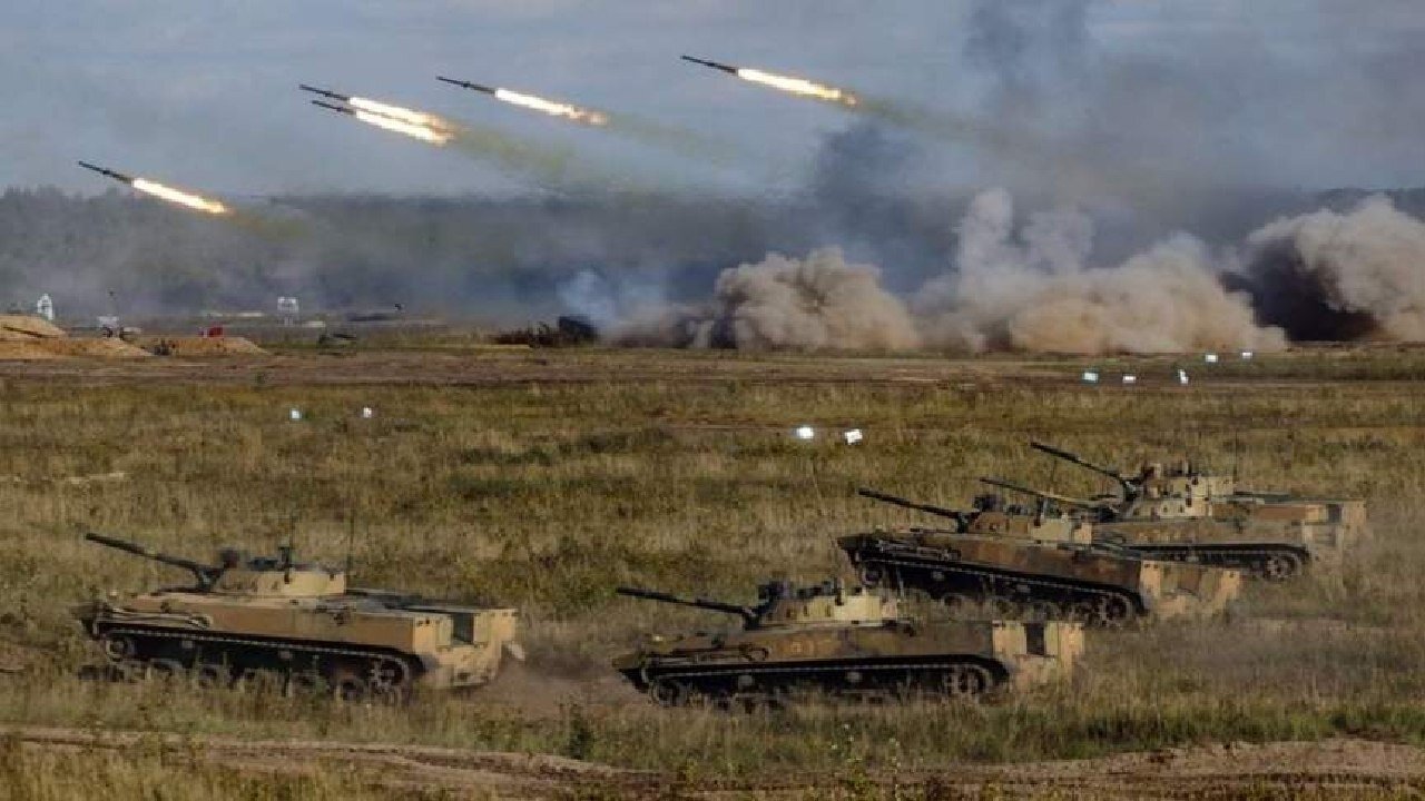 حمله راکتی به اوکراین