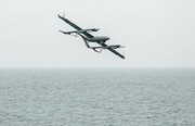تصاویر پرواز پهپاد ارتش ایران بر فراز جزایر فرانسوی