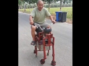 ببینید | ساخت چهارپای مکانیکی توسط مهندس چینی!