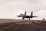 تصاویر گشت‌زنی جنگنده‌های میگ ۳۱ و سوخو ۳۵ روس در قطب شمال