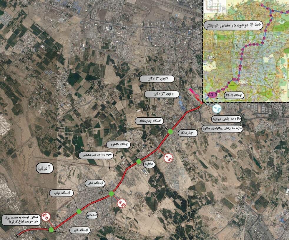 خبر خوش برای اهالی جاده ساوه | اتصال متروی اسلامشهر به خط ۳ متروی تهران