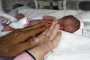 تصاویر پنج قلوهای تازه متولد شده در یک بیمارستان تهران | واکنش پدر و مادر و حضور مسئولین