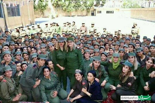 دوره آموزشی پلیس زن دولت سوریه