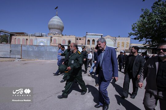 حضور وزیر کشور در حرم «شاهچراغ»