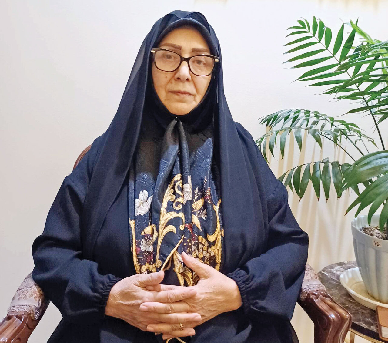 مادر سعید فرج الله حسینی