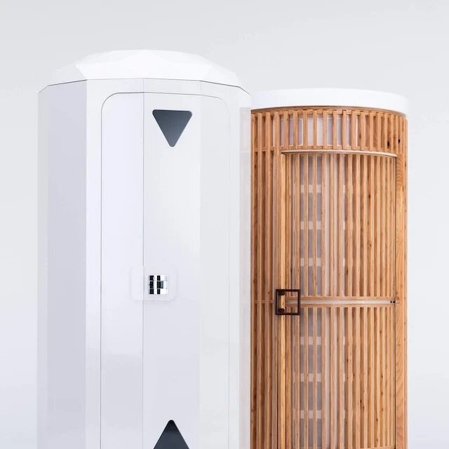 ژاپنیها با این وسیله در محل کار ایستاده میخوابند! + تصاویر