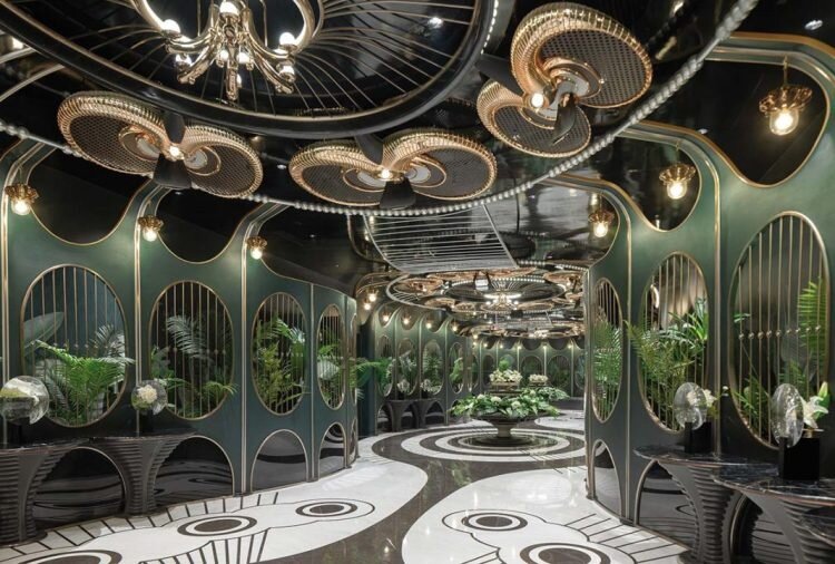 تصاویر زیباترین حمام عمومی جهان ؛ طرحی شگفت انگیز از ذهن خلاق معماران چینی