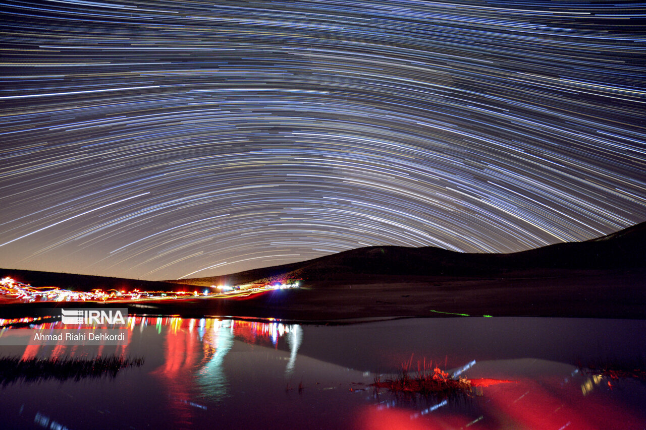 تصاویر خارق العاده از اوج بارش شهابی در آسمان چهارمحال و بختیاری