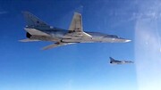 ببینید | اسکورت دیدنی بمب افکن های توپولف روسی توسط اف۱۴ ارتش ایران