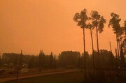 ببینید | آتش، آسمان کانادا را نارنجی کرد