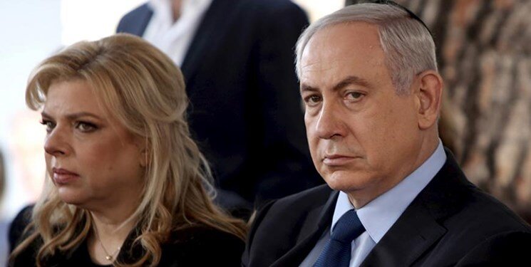نتانياهو و همسرش