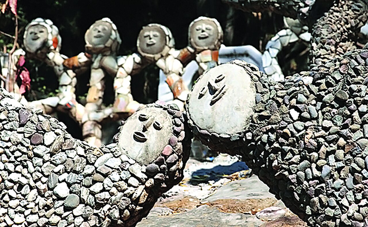 تصاویر دیدنی دومین جاذبه گردشگری هند | باغچه سنگی اسرارآمیز، شگفت انگیز ترین پارک جهان