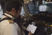 تصاویر اقدام تحسین برانگیز خلبان ایرانی در پرواز تهران - مشهد