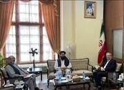 عکس | دیدار مقام ارشد وزارت خارجه ایران با سرپرست سفارت طالبان