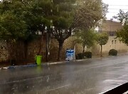 تصاویر بارش شدید باران در مشهد | شدت بارش در فصل تابستان را ببینید