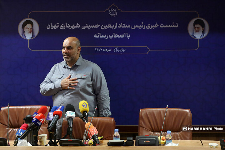 نشست خبری رئیس ستاد اربعین حسینی با اصحاب رسانه