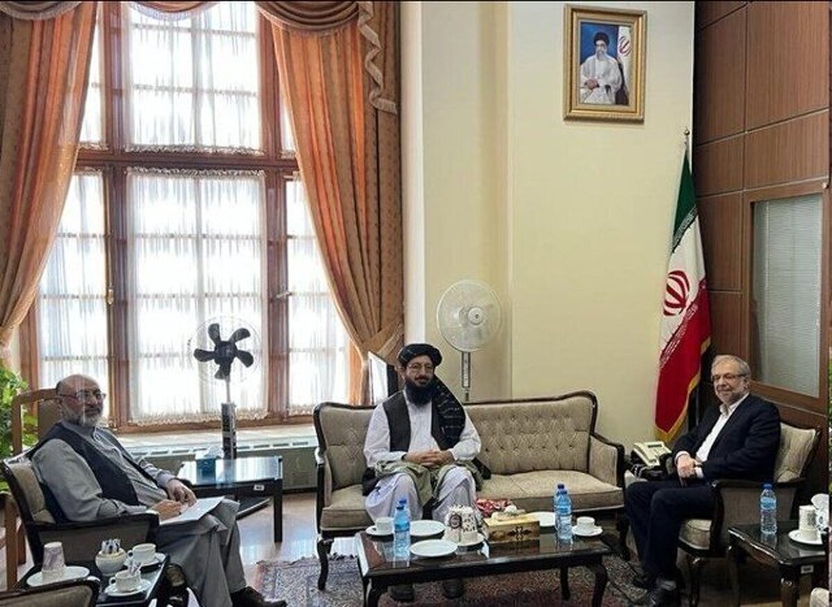 دیدار مقام ارشد وزارت خارجه ایران با نماینده طالبان در تهران