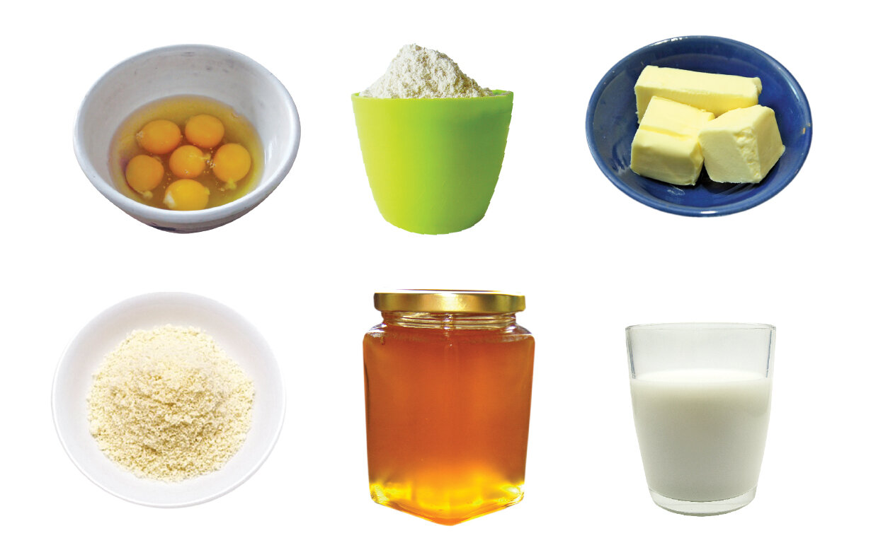 حلوای شیر عسلی در پوست گردو روسی