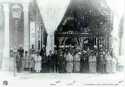 عکس زیرخاکی از حرم حضرت عبدالعظیم(ع) در سال۱۲۷۲