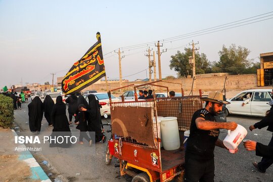 حرکت کاروان مشایه الحسین اهواز به سمت کربلا