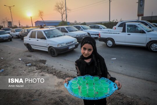 حرکت کاروان مشایه الحسین اهواز به سمت کربلا