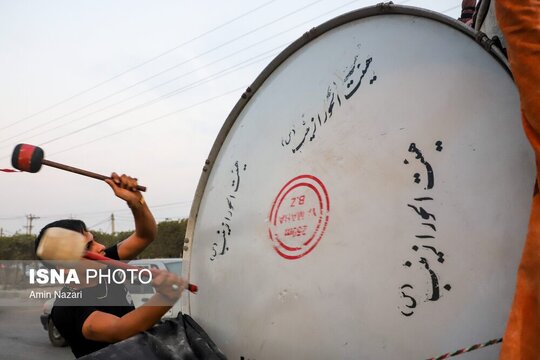 حرکت کاروان مشایه الحسین اهواز به سمت کربلا
