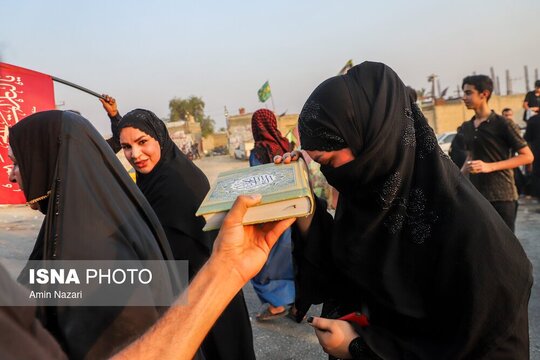 حرکت کاروان مشایه الحسین اهواز به سمت کربلا