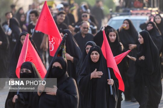 حرکت کاروان مشایه الحسین اهواز به سمت کربلا