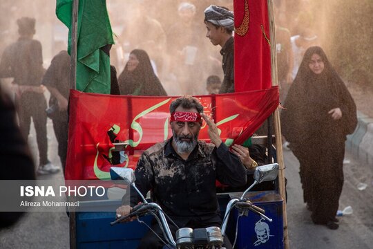 حرکت کاروان مشایه الحسین اهواز به سمت کربلا