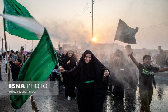 حرکت کاروان مشایه الحسین اهواز به سمت کربلا