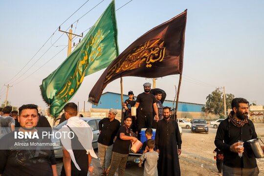 حرکت کاروان مشایه الحسین اهواز به سمت کربلا