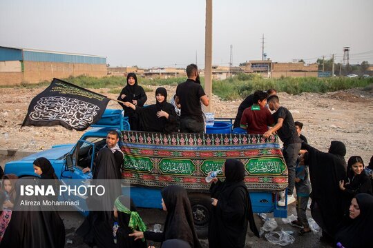 حرکت کاروان مشایه الحسین اهواز به سمت کربلا
