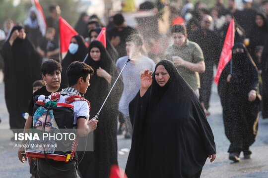 حرکت کاروان مشایه الحسین اهواز به سمت کربلا