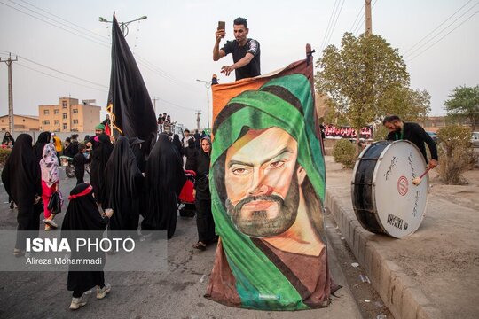 حرکت کاروان مشایه الحسین اهواز به سمت کربلا
