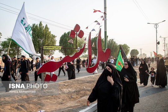 حرکت کاروان مشایه الحسین اهواز به سمت کربلا