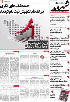 روزنامه‌های پنجشنبه ۲ شهریور ۱۴۰۲