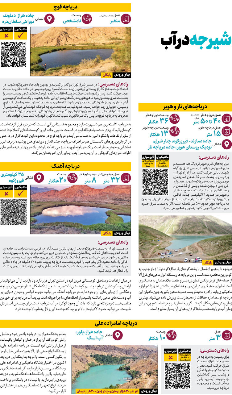 شیرجه در آب